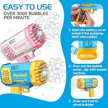 Rocket Bubble Gun
