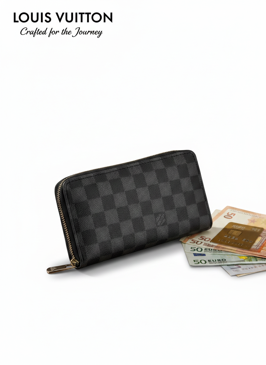 Louis Vuitton Monogram Eclipse Zippy Organizer