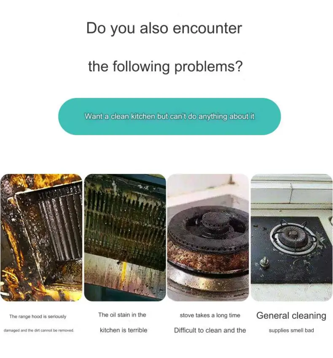 Foam Spray Cleaner for Kitchen