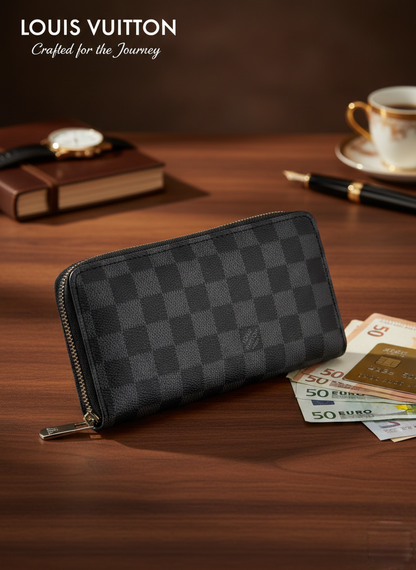 Louis Vuitton Monogram Eclipse Zippy Organizer