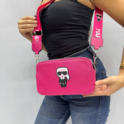 leather Karl Lagerfeld bag