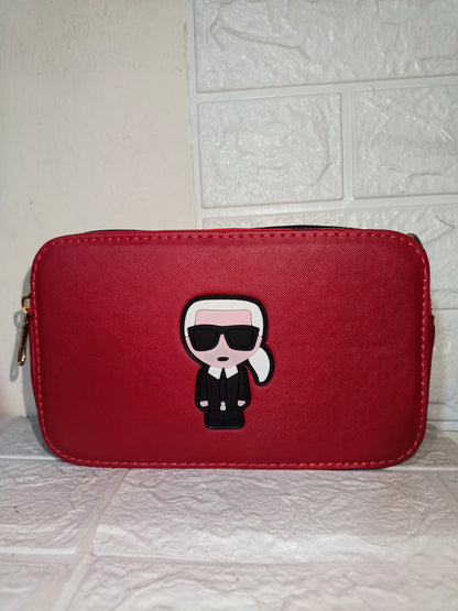 leather Karl Lagerfeld bag