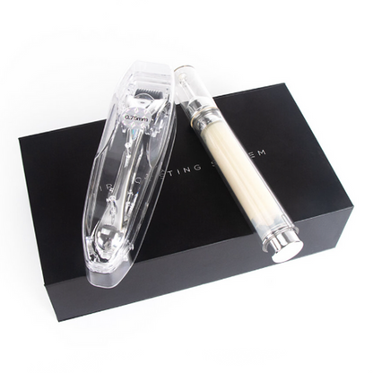 Lip Booster Serum, Microneedle Roller System Kit