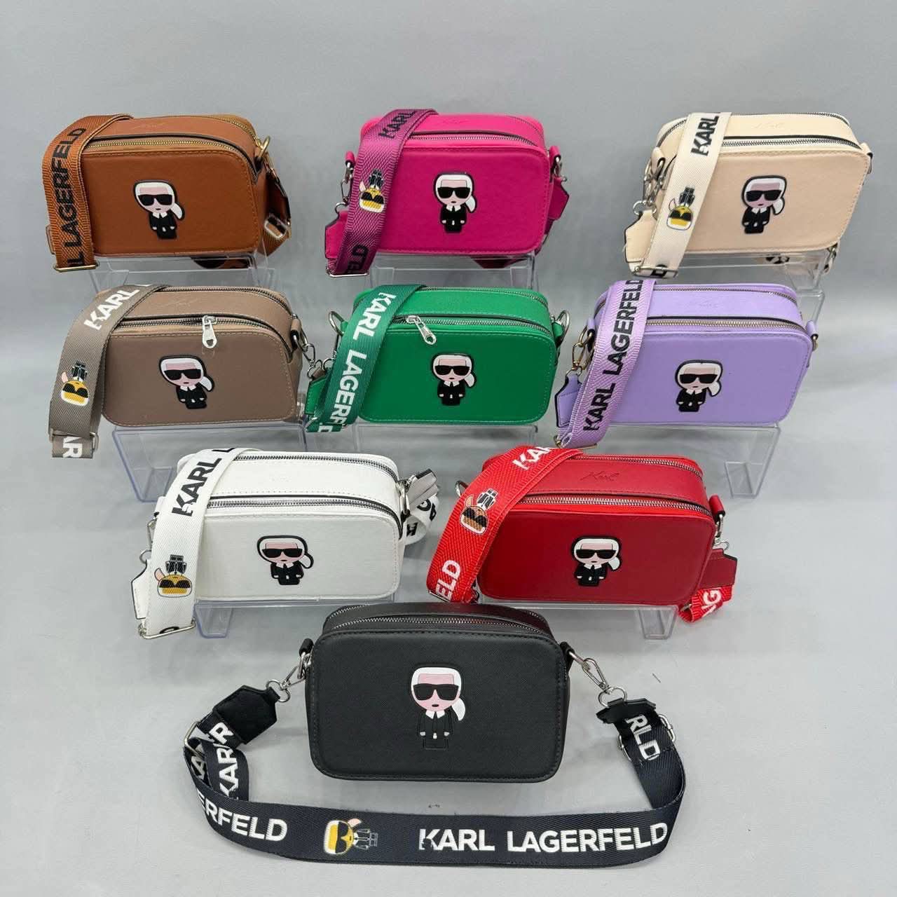 leather Karl Lagerfeld bag