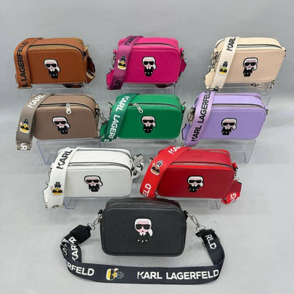 leather Karl Lagerfeld bag
